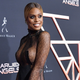 Laverne Cox attends the premiere of Columbia Pictures’ “Charlie’s Angel’s” on November 11, 2019 in Los Angeles, California.